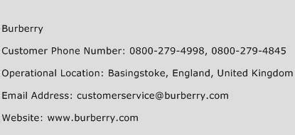 burberry phone number uk|burberry contact number.